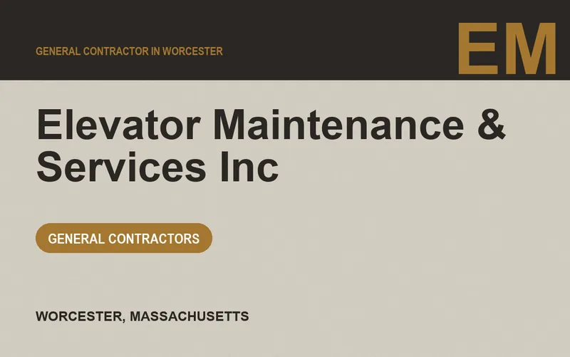 Elevator Maintenance & Services Inc in Worcester, Massachusetts