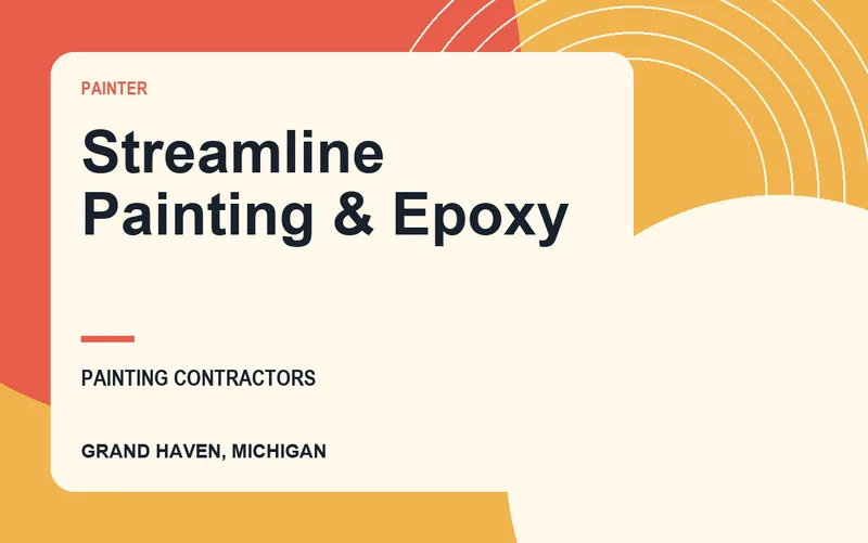 Streamline Painting & Epoxy in Grand Haven, Michigan