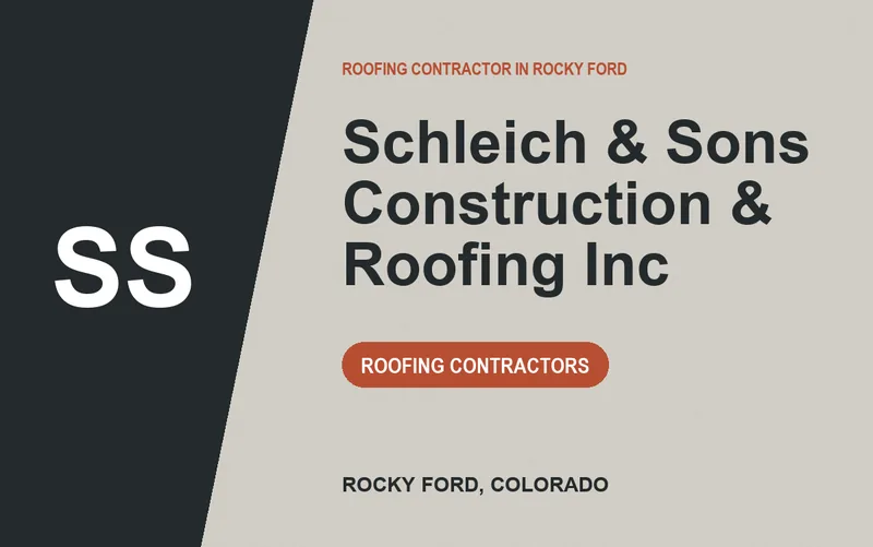 Schleich & Sons Construction & Roofing Inc in Rocky Ford, Colorado