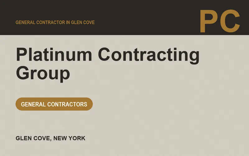 platinum contracting group in Glen Cove, New York