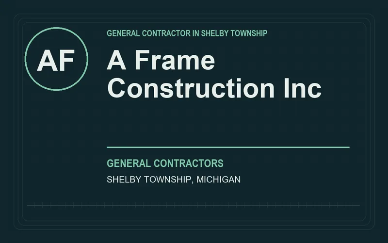 A Frame Construction Inc in Shelby Township, Michigan
