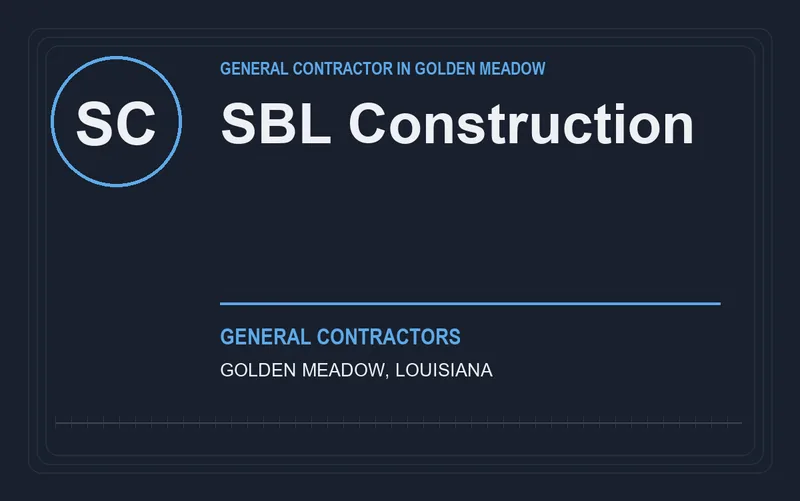 SBL Construction in Golden Meadow, Louisiana