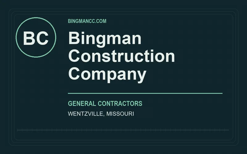Bingman Construction Company in Wentzville, Missouri
