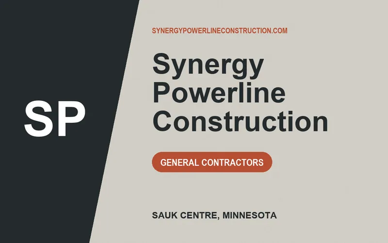 Synergy Powerline Construction in Sauk Centre, Minnesota