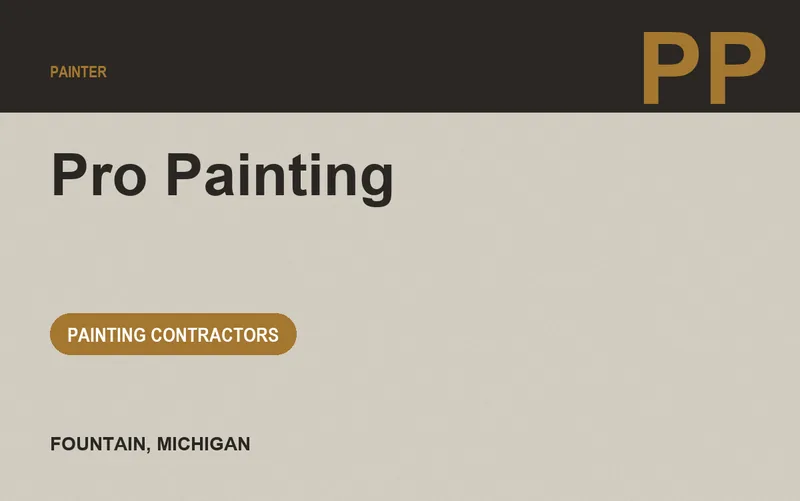 Pro Painting in Fountain, Michigan