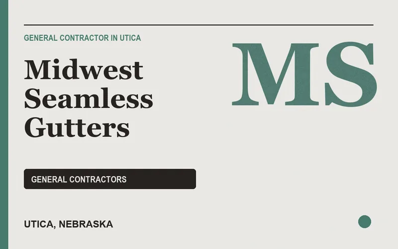 Midwest Seamless Gutters in Utica, Nebraska
