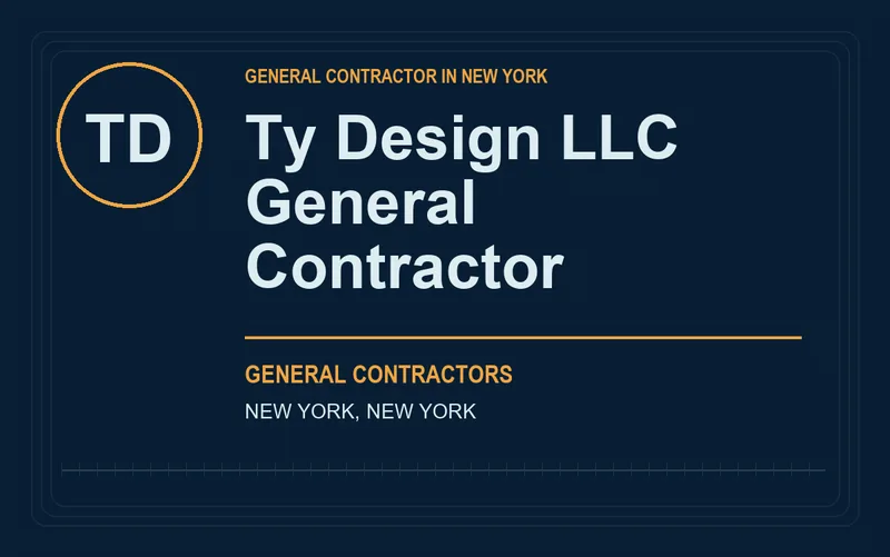 Ty Design LLC General Contractor in New York, New York