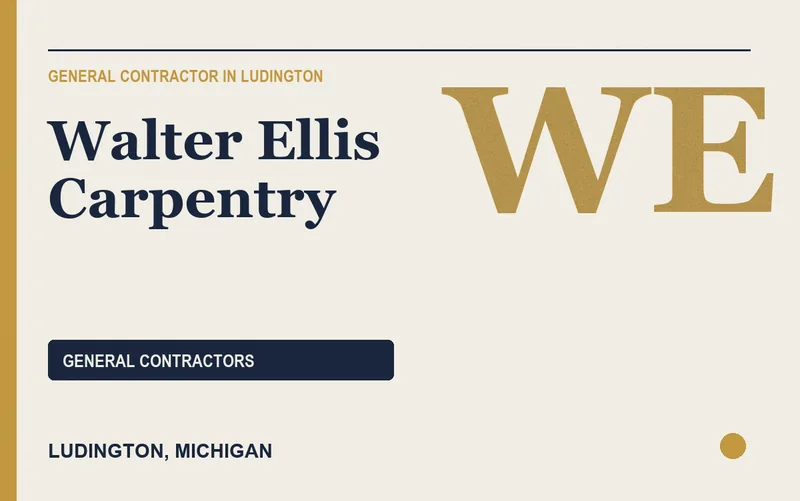 Walter Ellis Carpentry in Ludington, Michigan