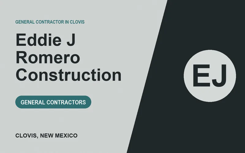 Eddie J Romero Construction in Clovis, New Mexico