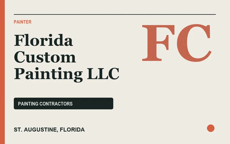 Florida Custom Painting LLC in St. Augustine, Florida