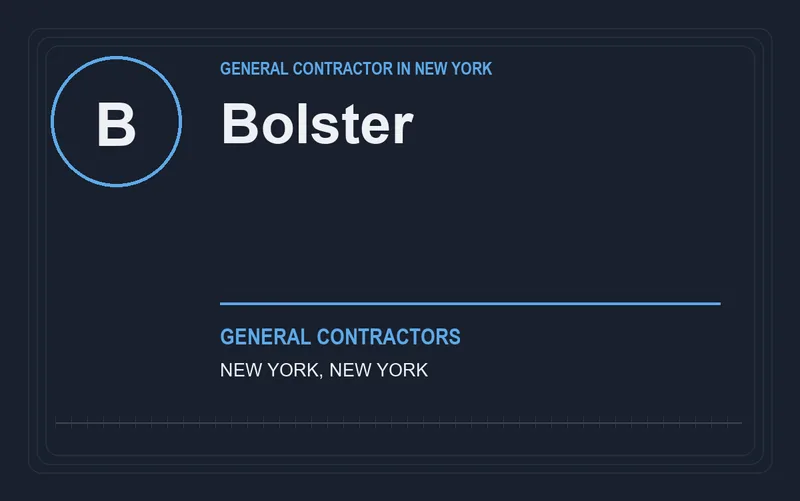 Bolster in New York, New York