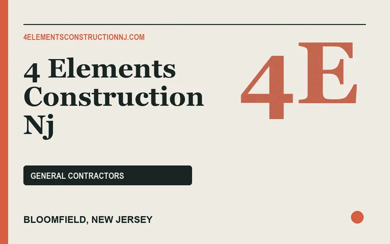 4 elements construction nj in Bloomfield, New Jersey