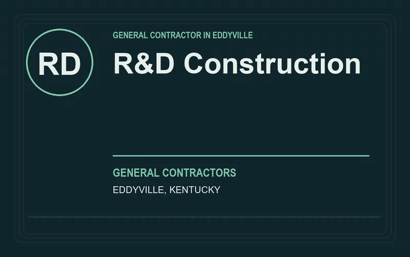 R&D Construction in Eddyville, Kentucky