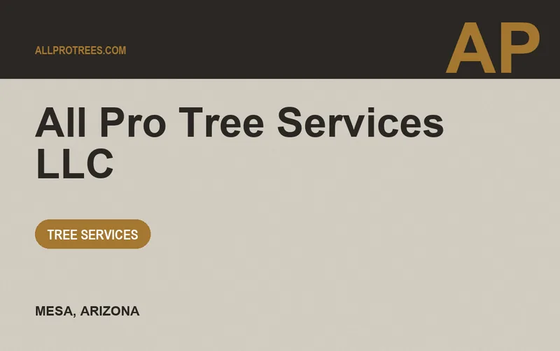 All Pro Tree Services LLC in Mesa, Arizona