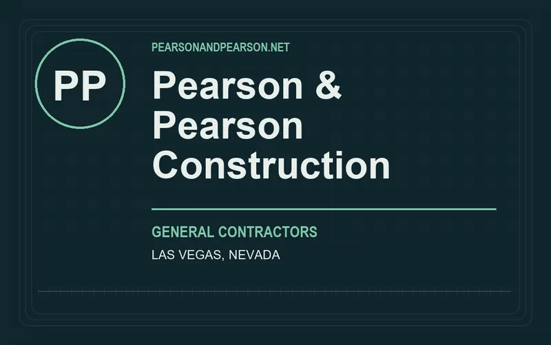 Pearson & Pearson Construction in Las Vegas, Nevada