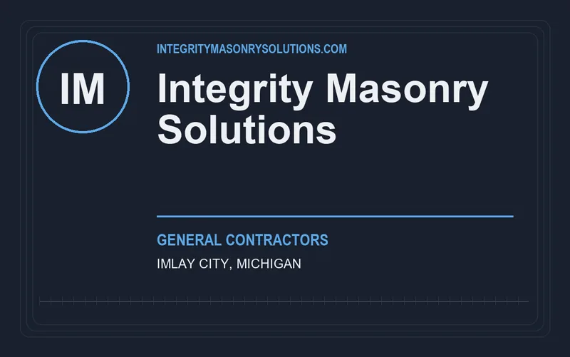 Integrity Masonry Solutions in Imlay City, Michigan