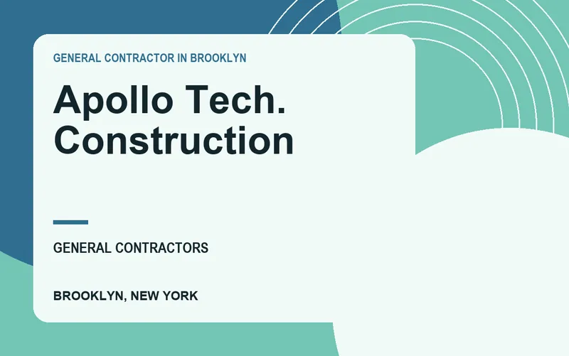 Apollo Tech. Construction in Brooklyn, New York