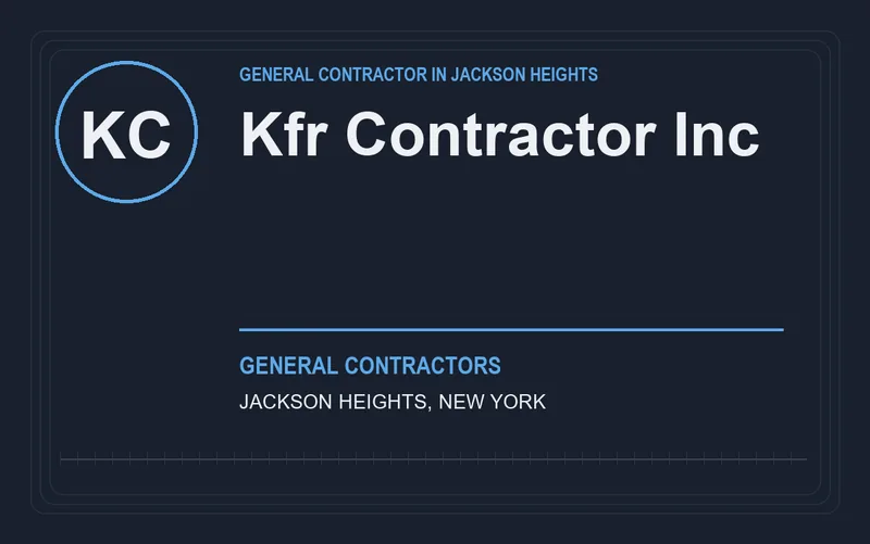 KFR CONTRACTOR INC in Jackson Heights, New York