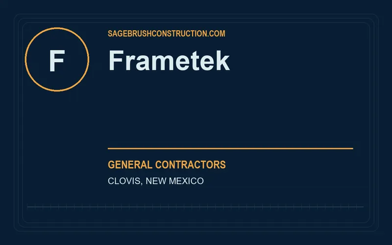 Frametek in Clovis, New Mexico