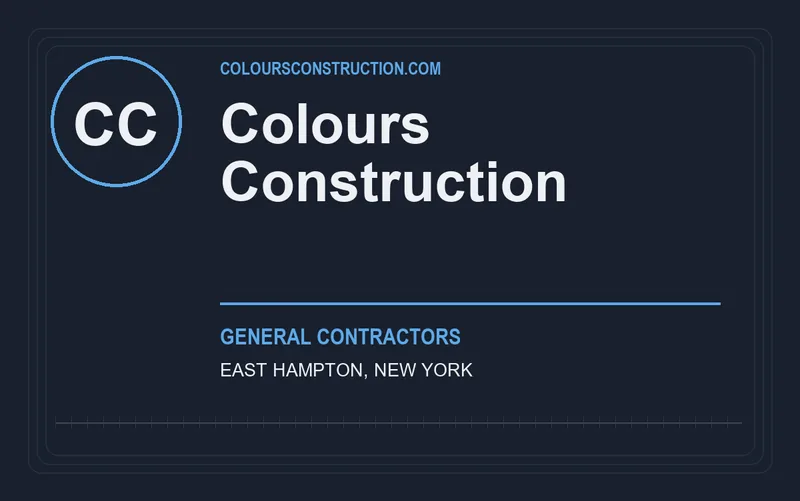 Colours Construction in East Hampton, New York