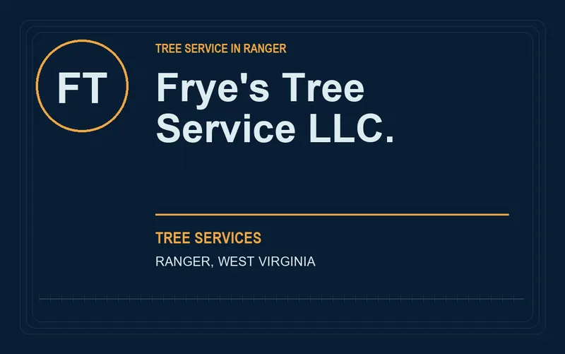 Frye's Tree Service LLC. in Ranger, West Virginia