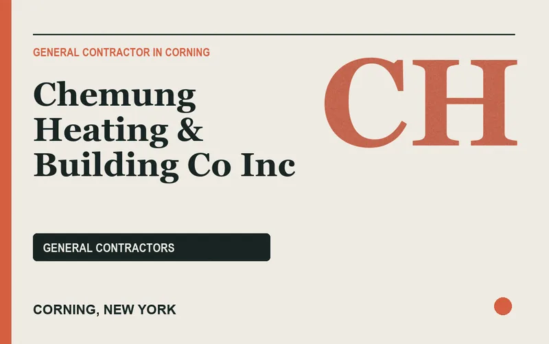 Chemung Heating & Building Co Inc in Corning, New York