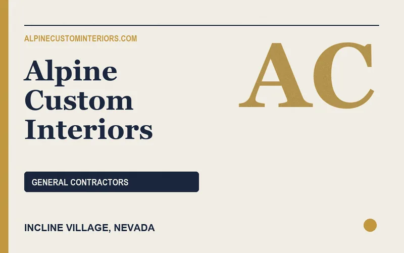 Alpine Custom Interiors in Incline Village, Nevada