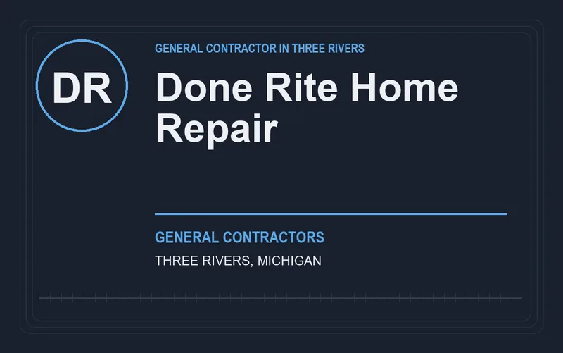 Done Rite Home Repair in Three Rivers, Michigan