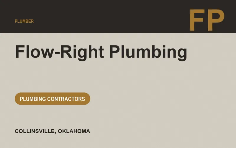 Flow-Right Plumbing in Collinsville, Oklahoma