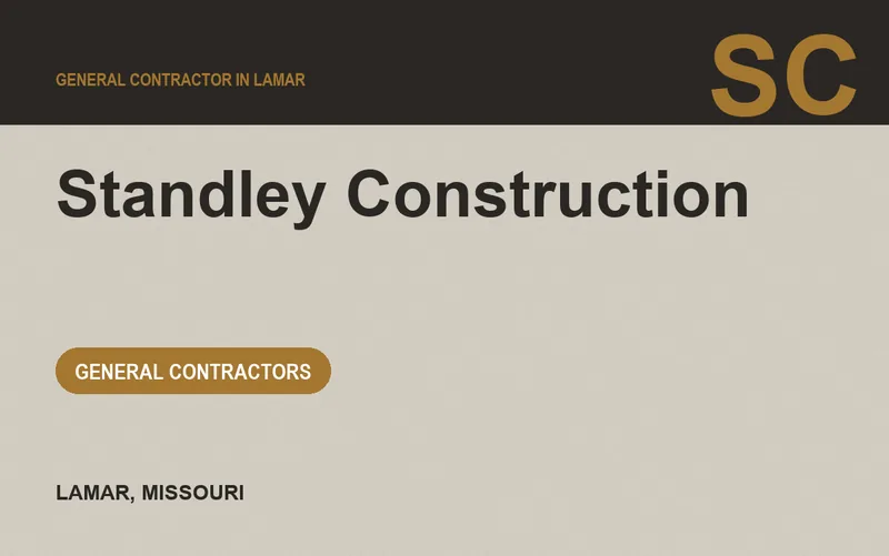 Standley Construction in Lamar, Missouri