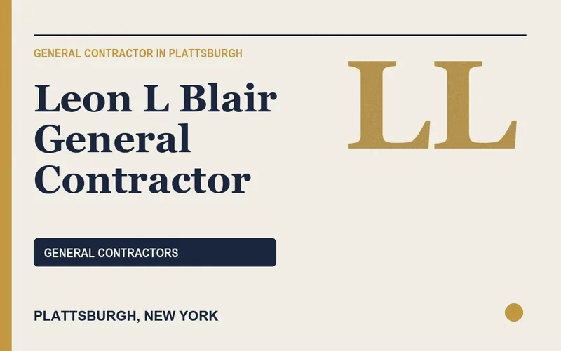 Leon L Blair General Contractor in Plattsburgh, New York