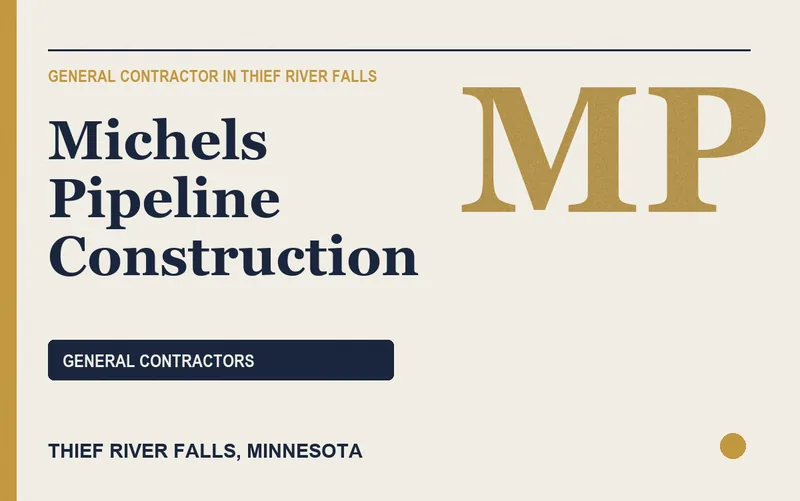 Michels Pipeline Construction in Thief River Falls, Minnesota