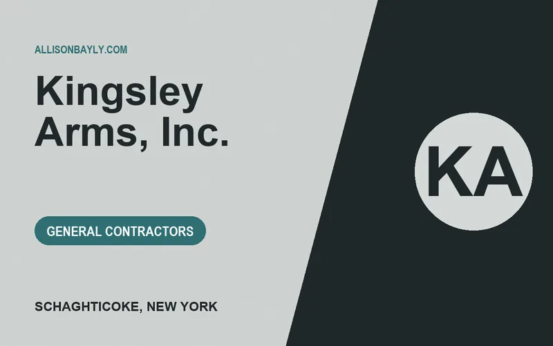 Kingsley Arms, Inc. in Schaghticoke, New York