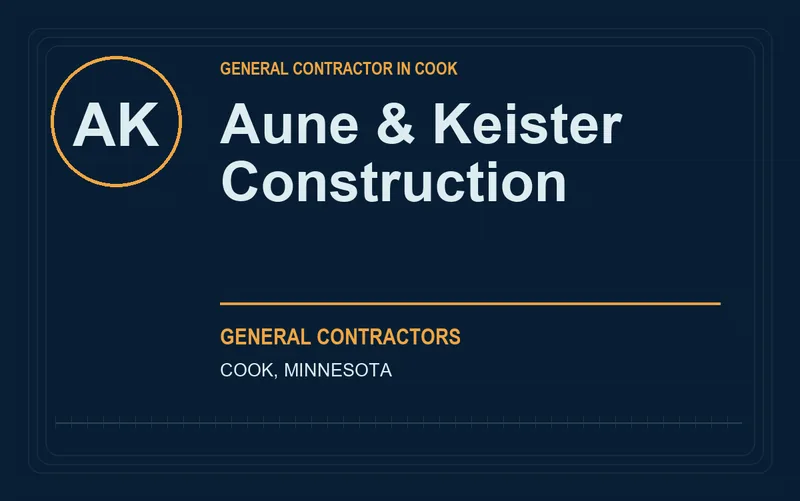 Aune & Keister Construction in Cook, Minnesota