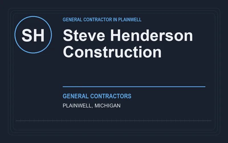Steve Henderson Construction in Plainwell, Michigan