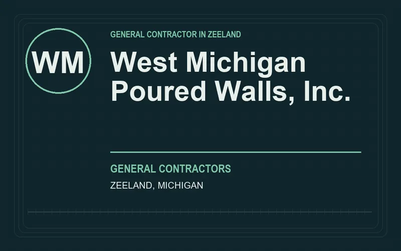 West Michigan Poured Walls, Inc. in Zeeland, Michigan