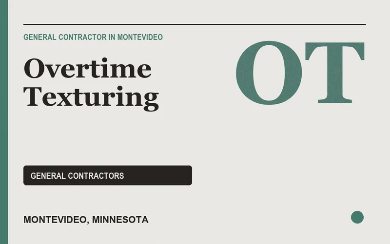 Overtime Texturing in Montevideo, Minnesota