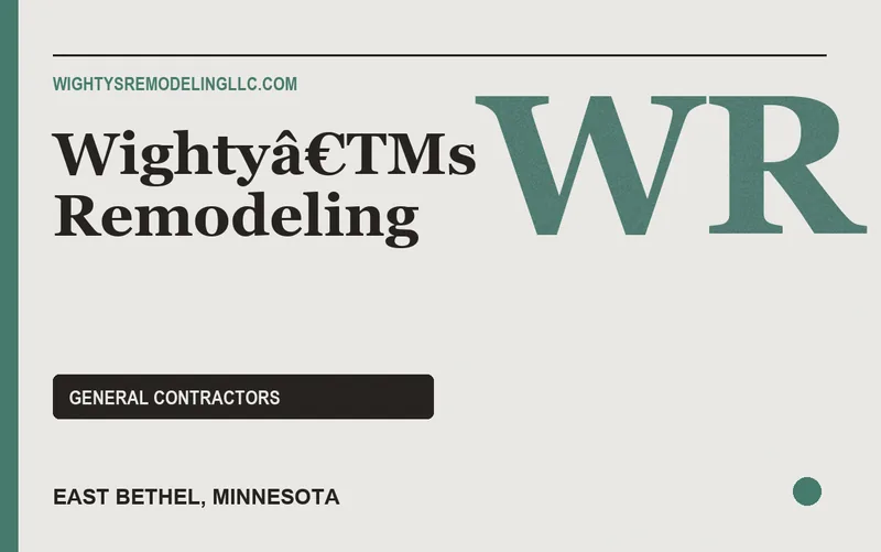 Wightyâ€TMs Remodeling in East Bethel, Minnesota