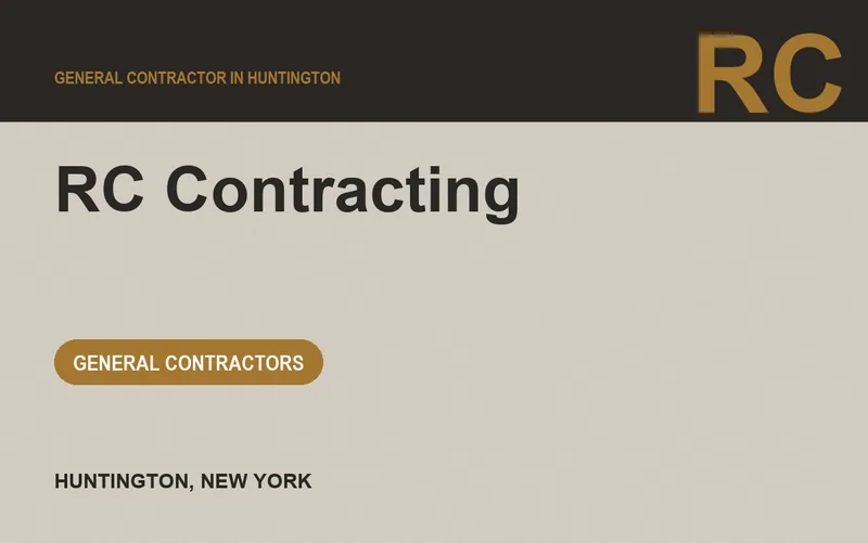 RC Contracting in Huntington, New York