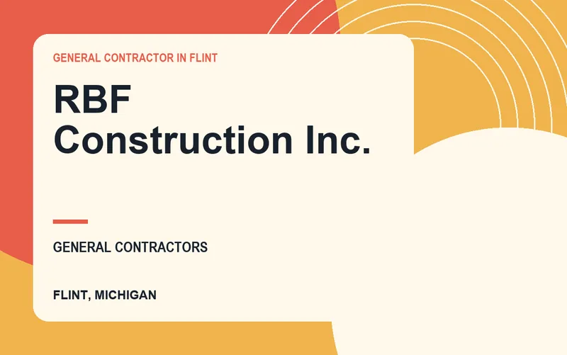 RBF Construction Inc. in Flint, Michigan