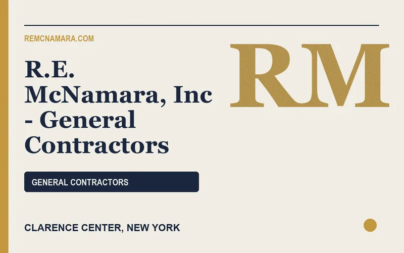 R.E. McNamara, Inc - General Contractors in Clarence Center, New York