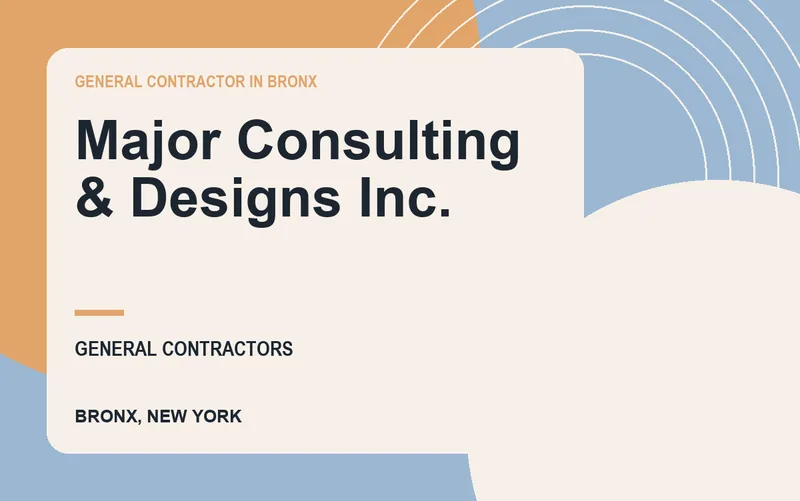 Major Consulting & Designs Inc. in Bronx, New York