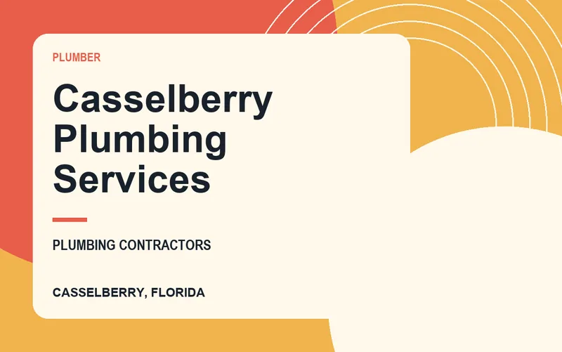 Casselberry Plumbing Services in Casselberry, Florida