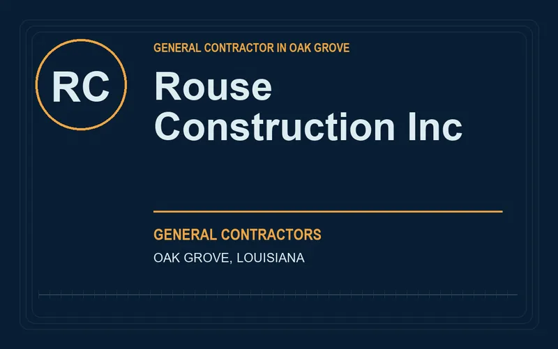 Rouse Construction Inc in Oak Grove, Louisiana