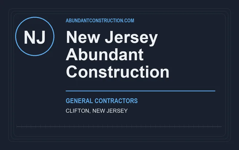 New Jersey Abundant Construction in Clifton, New Jersey