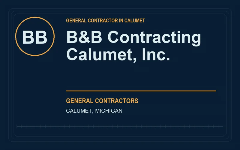 B&B Contracting Calumet, Inc. in Calumet, Michigan