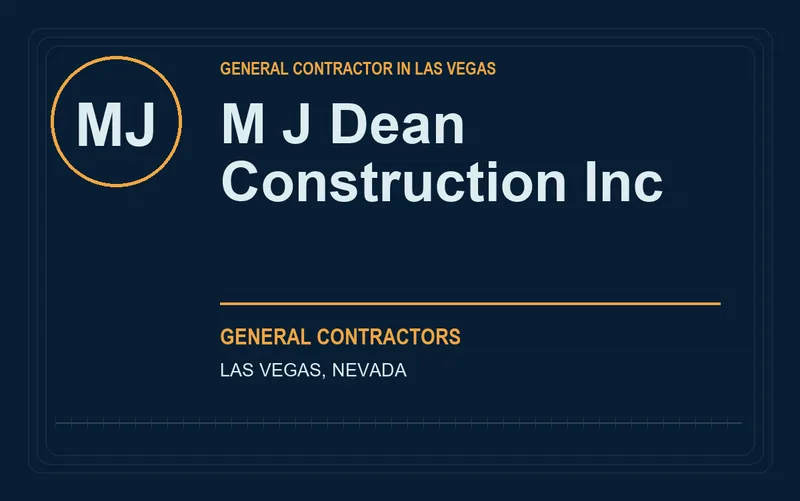 M J Dean Construction Inc in Las Vegas, Nevada