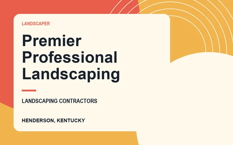 Premier Professional Landscaping in Henderson, Kentucky