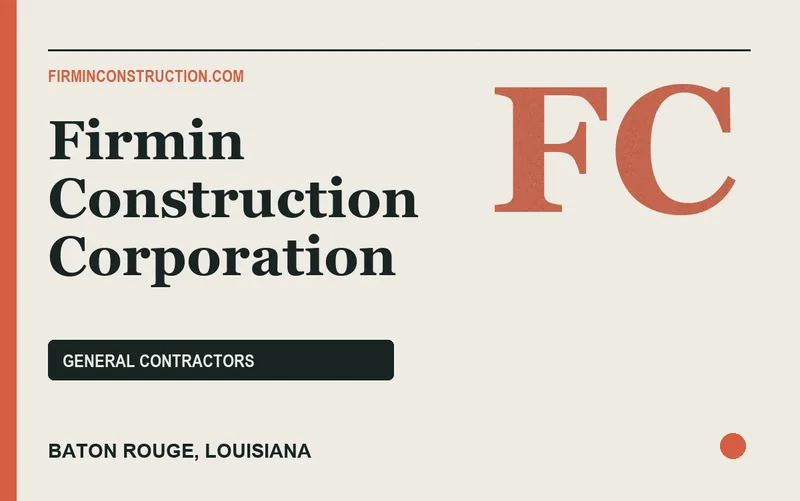 Firmin Construction Corporation in Baton Rouge, Louisiana