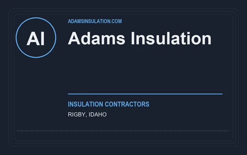 Adams Insulation in Rigby, Idaho